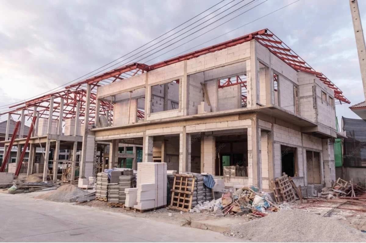 New home construction build in progress in Sydney, NSW by Ultra Industries