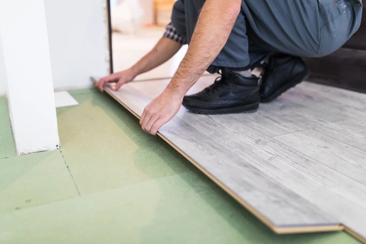 Timber flooring installation during a Sydney home renovation